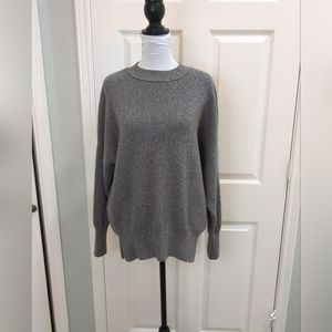 Abercrombie & Fitch Womens Soft A&F Collection Sweater Gray XS Oversized